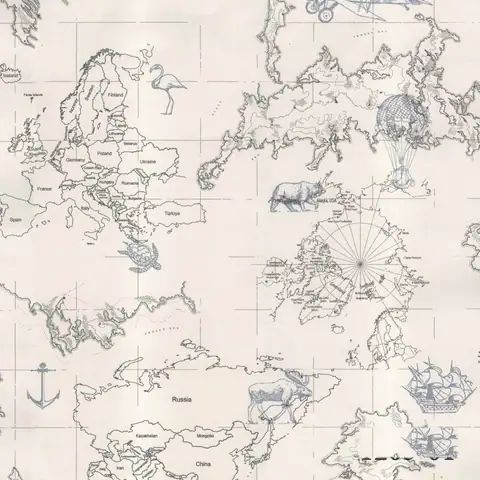 Decowall Deco Junior duvar kağıdı, 1205-01