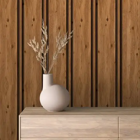 Özel Tasarım Çıtalı Ahşap duvar kağıdı, EDK-CITALIAHSAP-015