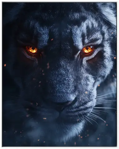 Özel Tasarım Aslan duvar kağıdı, EDK-TABLO-ASLAN-049