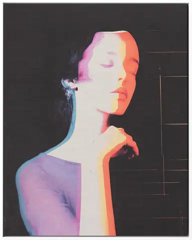 Özel Tasarım Çağdaş Sanat duvar kağıdı, EDK-TABLO-CAGDASSANAT-039