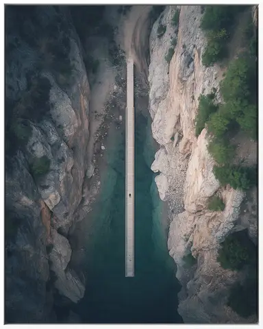 Özel Tasarım Manzara duvar kağıdı, EDK-TABLO-MANZARA-022