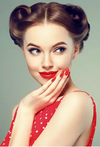 Özel Tasarım Moda Portre duvar kağıdı, EDK-TABLO-MODAPORTRE-005