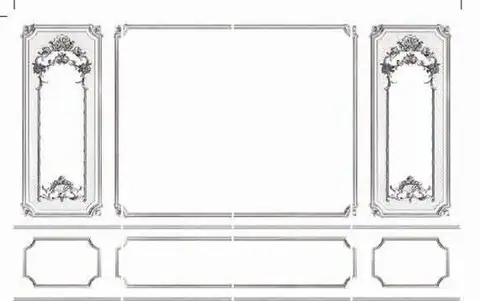 Adawall Moulding duvar kağıdı, MG2002-3
