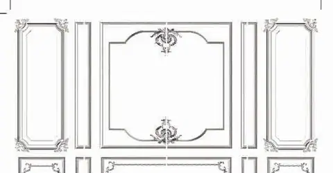 Adawall Moulding duvar kağıdı, MG2006-3