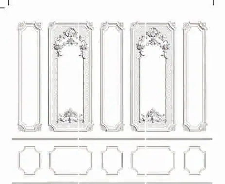 Adawall Moulding duvar kağıdı, MG2008-3