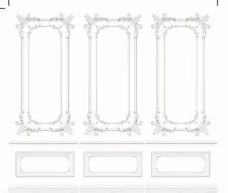 Adawall Moulding duvar kağıdı, MG2015-3