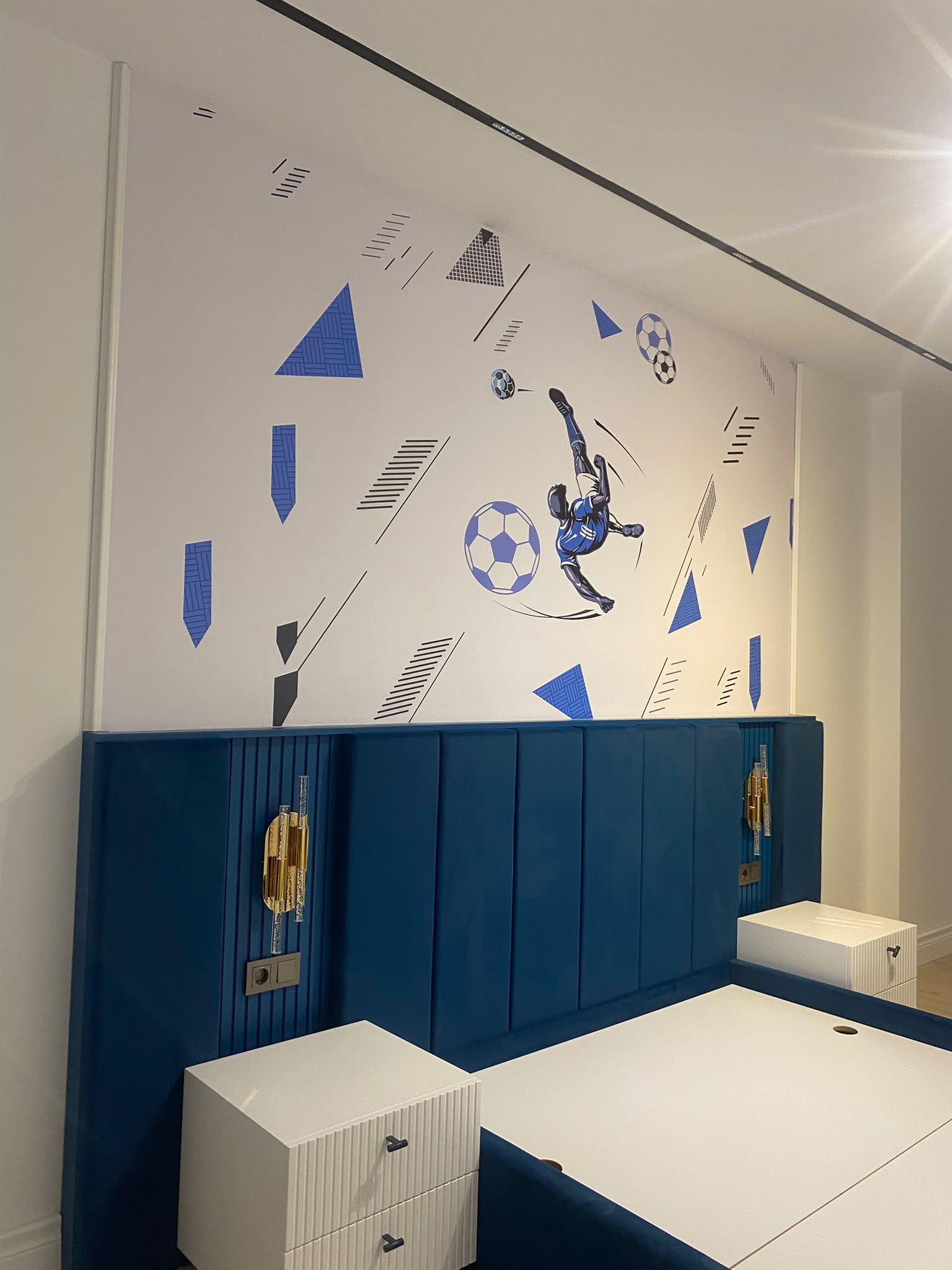 Gümüş Bahçe Konak Evleri Futbol duvar kağıdı uygulaması (Yatak Odası)