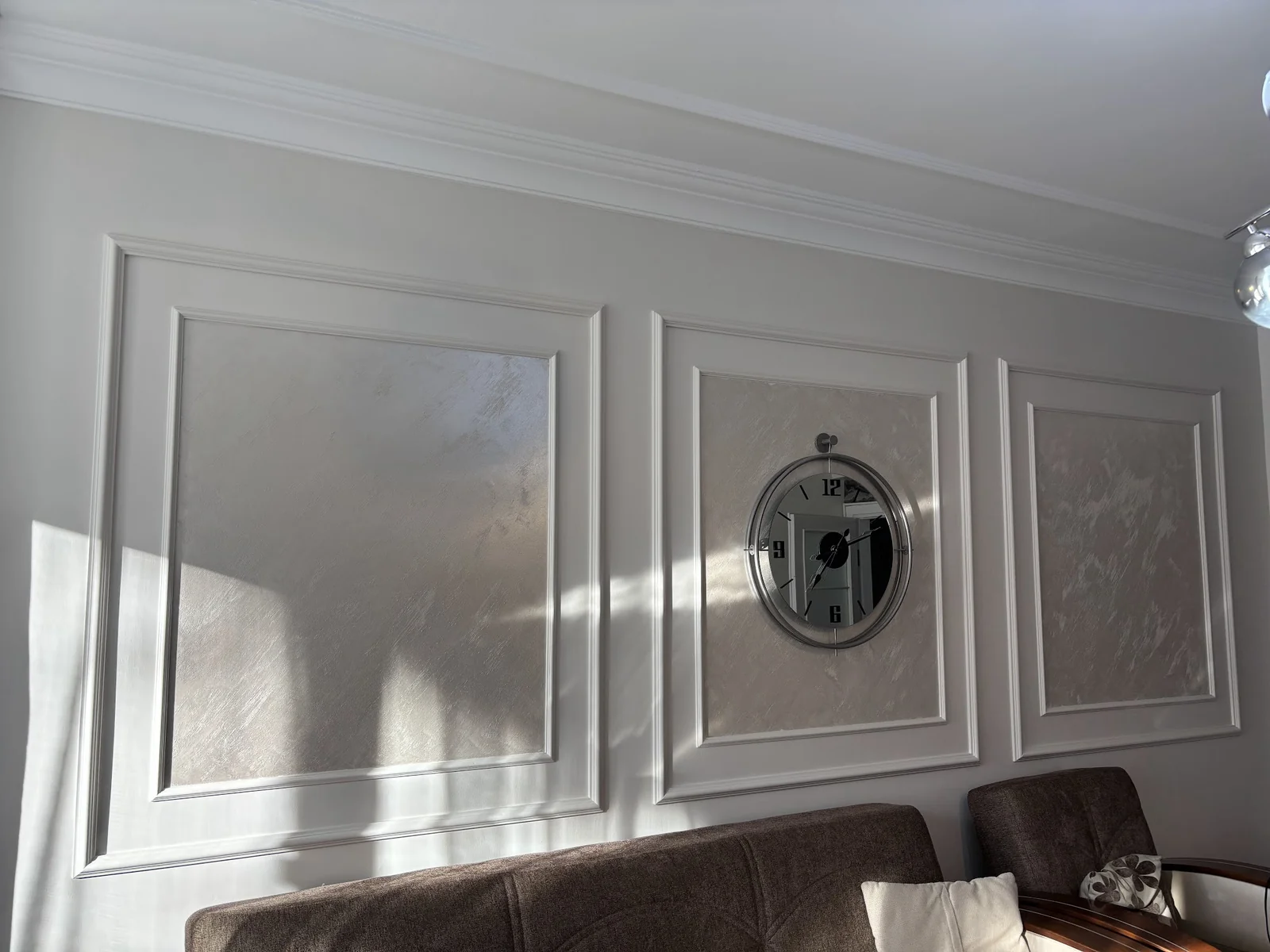 Salon Çıta Çerçeveli Dokulu Duvar Kağıdı, görsel 1