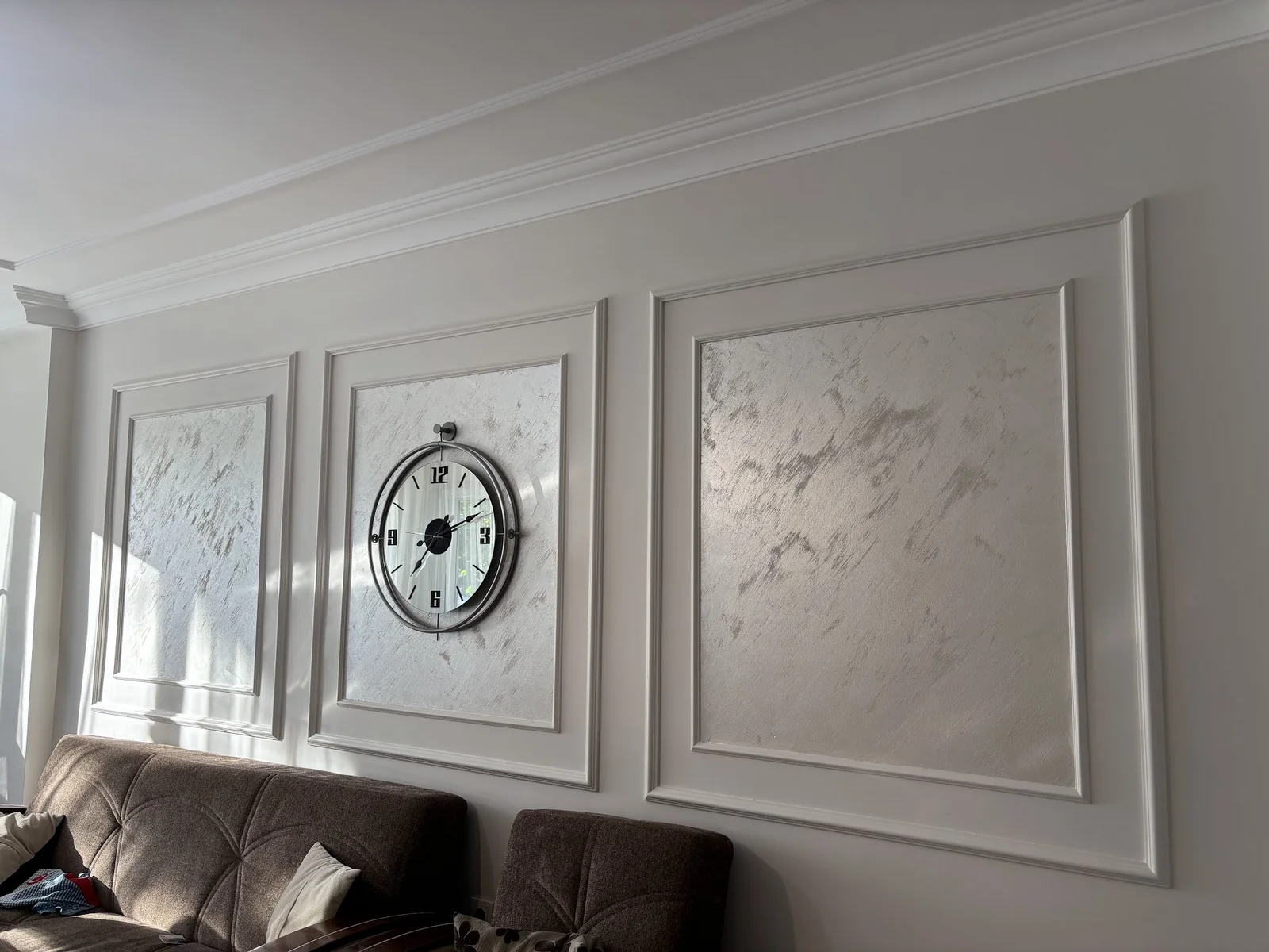 Salon Çıta Çerçeveli Dokulu Duvar Kağıdı, görsel 2